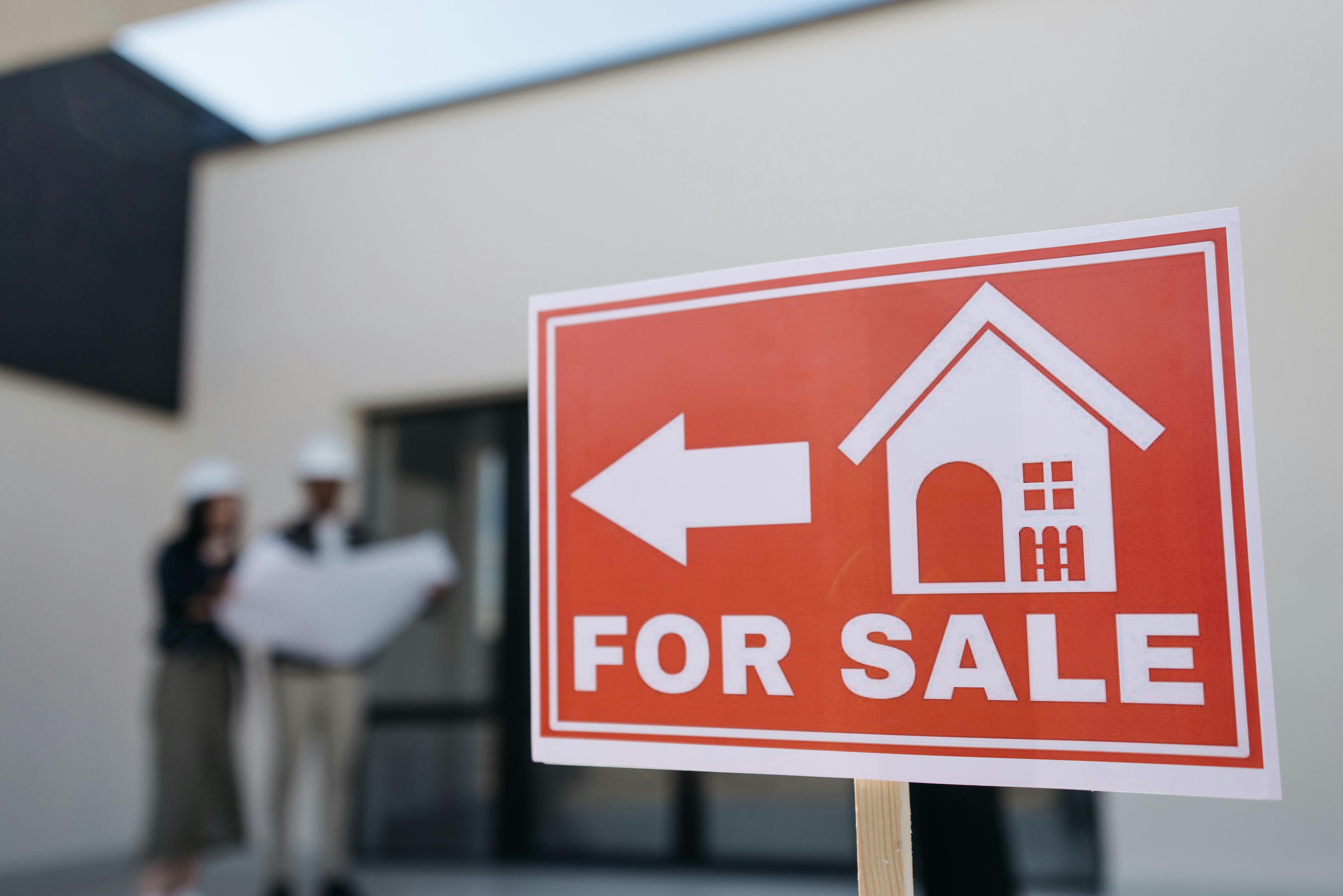 home for sale sign